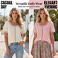 Dames Casual Boheemse Stijl Opengewerkte Top