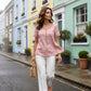 Dames Casual Boheemse Stijl Opengewerkte Top