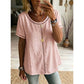 Dames Casual Boheemse Stijl Opengewerkte Top