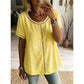 Dames Casual Boheemse Stijl Opengewerkte Top