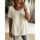 Dames Casual Boheemse Stijl Opengewerkte Top