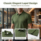 Heren Zomer Ademend Gekraagd T-Shirt