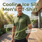 Heren Zomer Ademend Gekraagd T-Shirt
