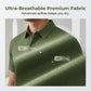 Heren Zomer Ademend Gekraagd T-Shirt