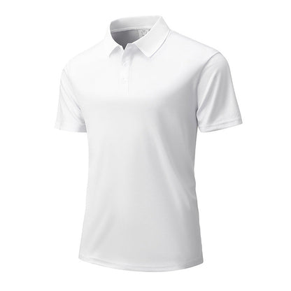 Heren Zomer Ademend Gekraagd T-Shirt