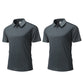 Heren Zomer Ademend Gekraagd T-Shirt
