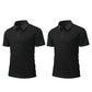 Heren Zomer Ademend Gekraagd T-Shirt
