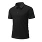 Heren Zomer Ademend Gekraagd T-Shirt