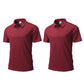 Heren Zomer Ademend Gekraagd T-Shirt