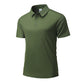 Heren Zomer Ademend Gekraagd T-Shirt