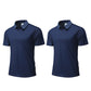 Heren Zomer Ademend Gekraagd T-Shirt