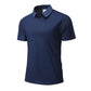 Heren Zomer Ademend Gekraagd T-Shirt