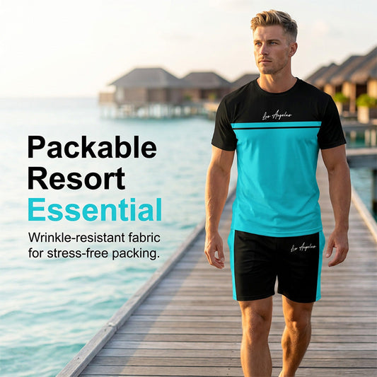 Stijlvol Sportkleding Heren Tweedelig Set