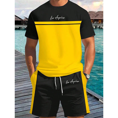 Stijlvol Sportkleding Heren Tweedelig Set