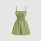 Dames Getextureerde Crinkle Stof Playsuit