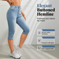 Dames Hoge Taille Slim-Fit Capri Jeans