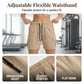 Dames Elastische Taille Cargo Shorts met Zakken