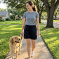Dames Elastische Taille Cargo Shorts met Zakken