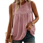 Dames Mouwloze Kanten Rand Tanktop
