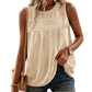 Dames Mouwloze Kanten Rand Tanktop