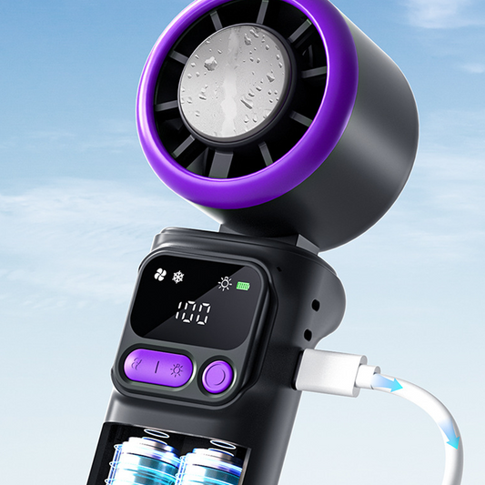Draagbare Koelventilator met IJskoelplaat