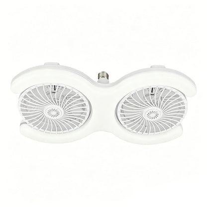 🌀 NU 58% KORTING! 💡 Dubbele LED Plafondventilator met Verlichting – 3 snelheden & afstandsbediening – 2 onafhankelijke koppen, perfect voor grote kamers – stijlvol en stil ✨🏠