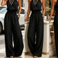 Dames Elegante Rugloze Halter Jumpsuit