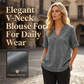 Dames Casual Losse Pasvorm V-Hals Blouse