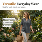 Dames Casual Losse Pasvorm V-Hals Blouse
