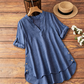 Dames Casual Losse Pasvorm V-Hals Blouse