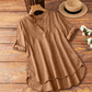 Dames Casual Losse Pasvorm V-Hals Blouse