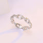 Interlocking Chain Link Eternity Ring