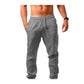 Heren Casual Linnen Trekkoord Broek