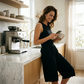 Dames Hoog-Elastische Geplooide Wijdbeens Cropped Broek