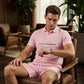 👕 Zomerse tweedelige set voor heren: polo en korte broek ☀️