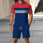 👕 Zomerse tweedelige set voor heren: polo en korte broek ☀️