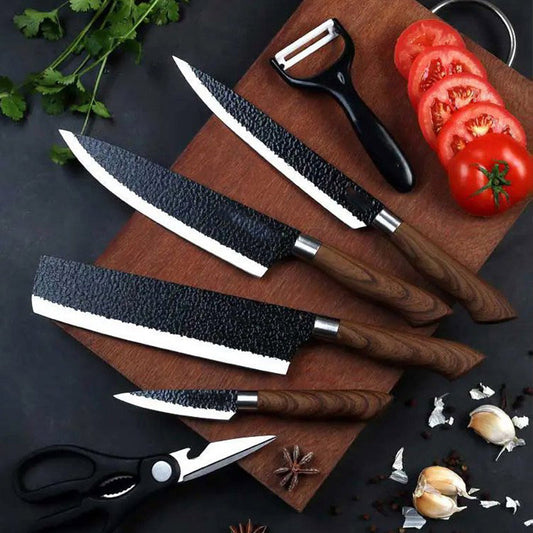 Professioneel Roestvrijstalen Keukenmes Set