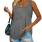 Dames Zomer Mouwloos Tanktop Effen Kleur T-Shirt