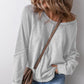 Dames Casual Ronde Hals & Lange Mouw Top