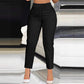 Dames Hoge Taille Cropped Pantalon