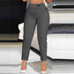 Dames Hoge Taille Cropped Pantalon