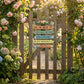 Rustiek Houten Tuin Hangbord Wanddecoratie Plaquette