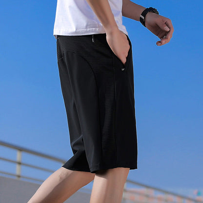 Heren Stretch IJszijden Shorts