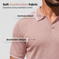 Heren Casual V-hals T-shirt Contrastbies Korte Mouw Zomertop