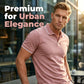 Heren Casual V-hals T-shirt Contrastbies Korte Mouw Zomertop