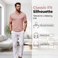Heren Casual V-hals T-shirt Contrastbies Korte Mouw Zomertop
