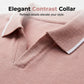 Heren Casual V-hals T-shirt Contrastbies Korte Mouw Zomertop
