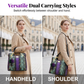 Elegant Snakeskin PU Leather Tote Bag