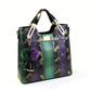 Elegant Snakeskin PU Leather Tote Bag