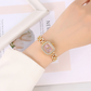Dames Trekkoord Armband Horloge Vierkant Quartz